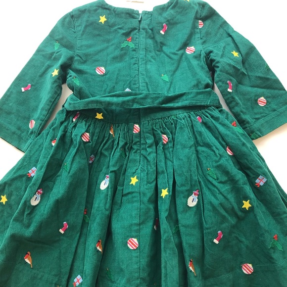 NWT Mini Boden Embroidered Cord Dress - Picture 4 of 12